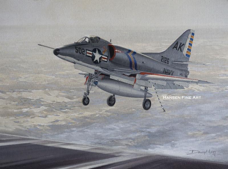 Douglas A-4 Skyhawk Limited Edition Aviation Art Print by Aviation ...