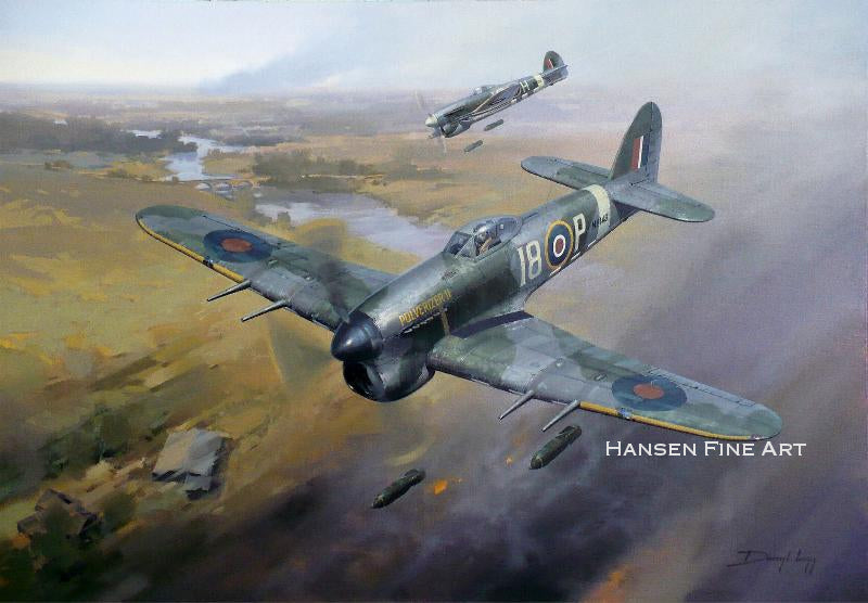 Hawker Typhoon Canadian Aviation Art Limited Edition Print By Aviation hawker-typhoon-canadian-aviation-art-limited-edition-print-by-aviation