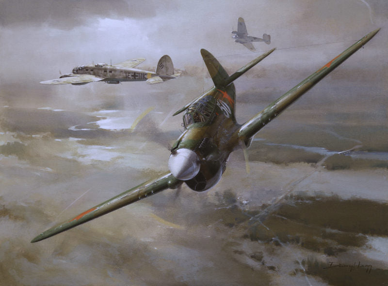 Curtiss P-40 Russian Aviation Art Limited Edition Print by Aviation ...