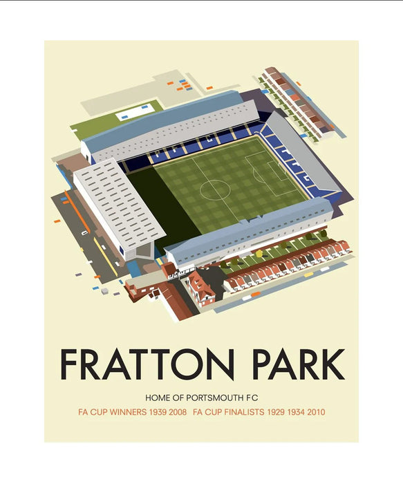 Fratton Park - Portsmouth Football Club Print