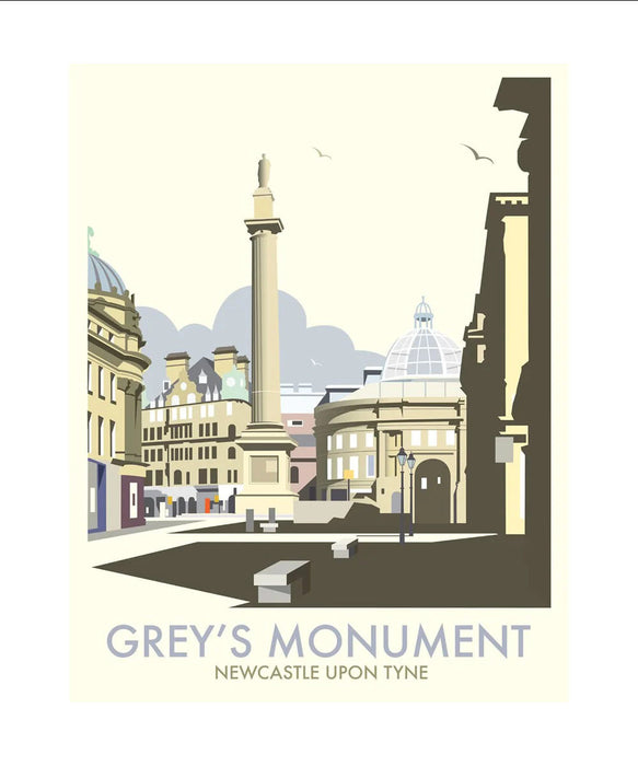 Dave Thompson - Grey's Monument Newcastle Art Print