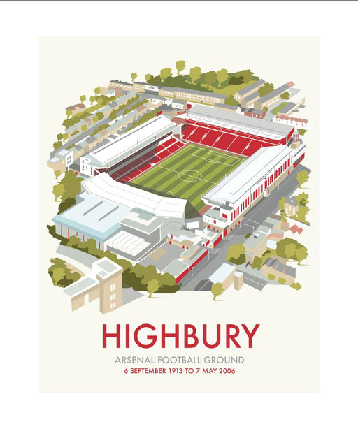 Highbury - Arsenal Football Ground Print