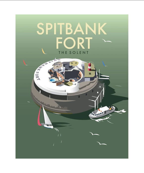 Dave Thompson - Spitbank Fort Print