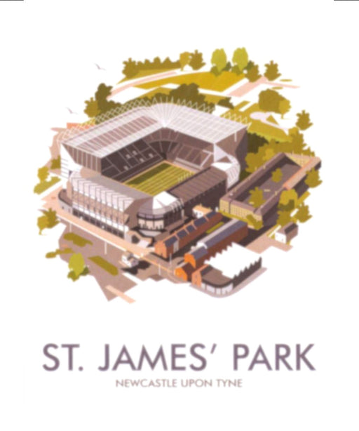 St James' Park - Newcastle United Football Ground Print