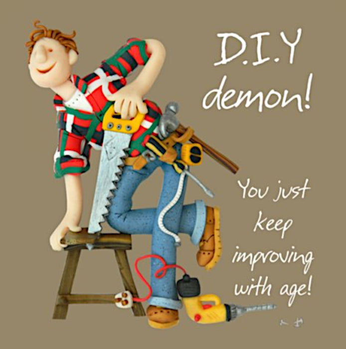 Erica Sturla - DIY Demon - DIY Birthday Card