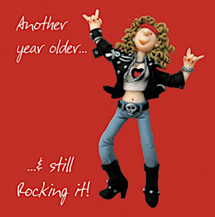 Erica Sturla - Still Rocking It - Music Lover Birthday Card