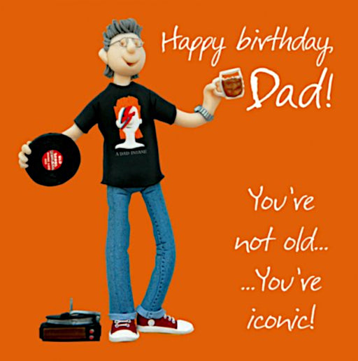Erica Sturla - Iconic Dad - Dad Birthday Card