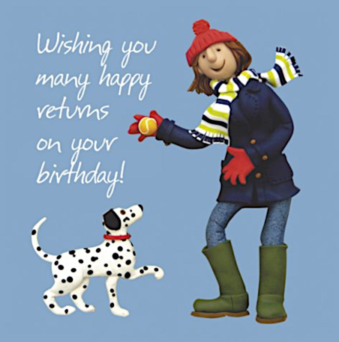 Erica Sturla - Many Happy Returns Birthday Card