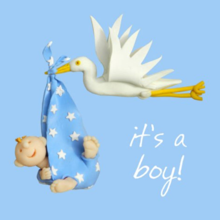 Erica Sturla - It's A Boy - New Baby Card