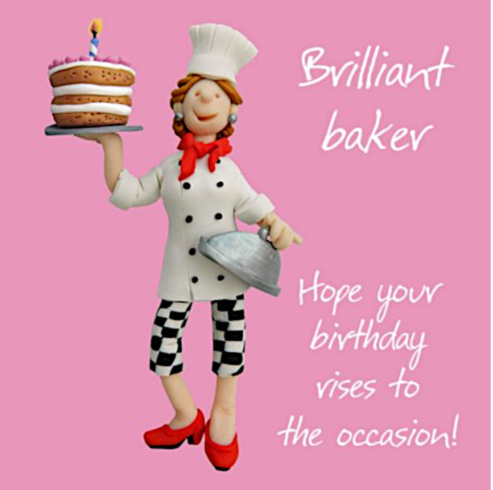 Erica Sturla - Brilliant Baker - Baker Birthday Card