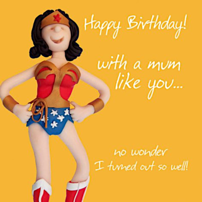 Erica Sturla - Wonder Mum -  Wonder Woman Birthday Card