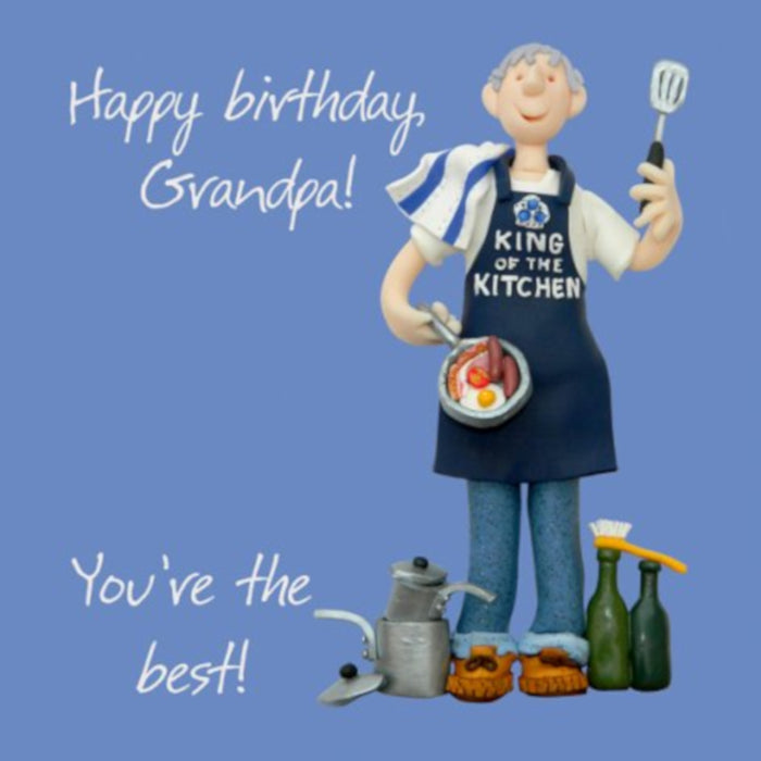 Erica Sturla - Happy Birthday Grandpa - Cook Birthday Card