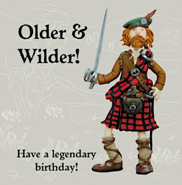 Erica Sturla - Older & Wilder - Rob Roy Birthday Card