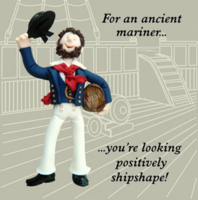 Erica Sturla - Ancient Mariner - Royal Navy Birthday Card