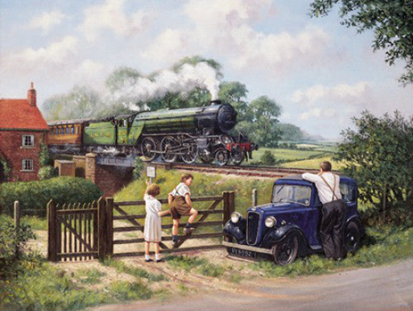 Kevin Walsh - Passing By - LNER V2 and Austin
