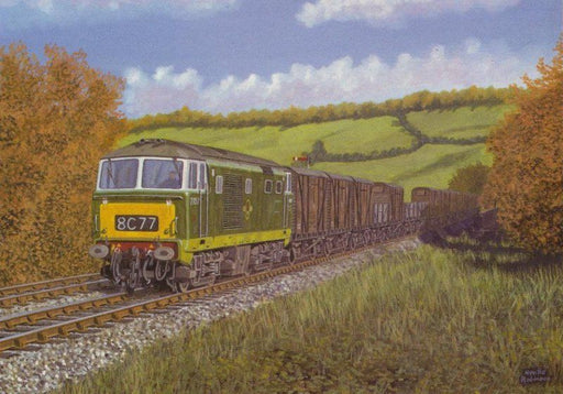 Neville Robinson - Hymek Over Dainton - Class 35