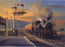 Philip D. Hawkins - Evening at Barmouth Junction - 14xx