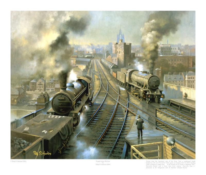 Freight Across The Tyne - WD Austerity 2-8-0 and B1 4-6-0