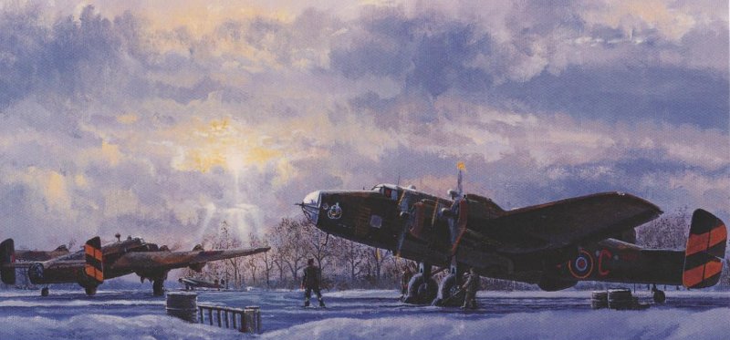 Philip E. West - Mutual Support - Handley Page Halifax