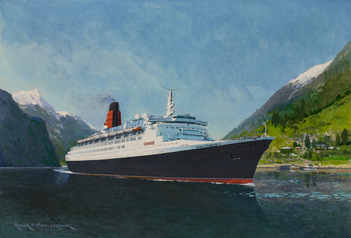QE2 in the Fjords - Queen Elizabeth 2