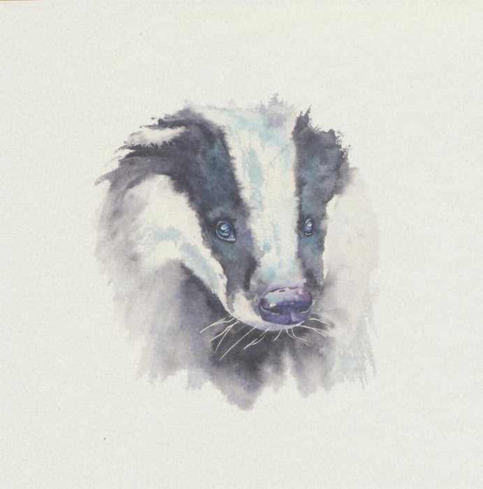 Rachel Toll - Badger British Wildlife Card
