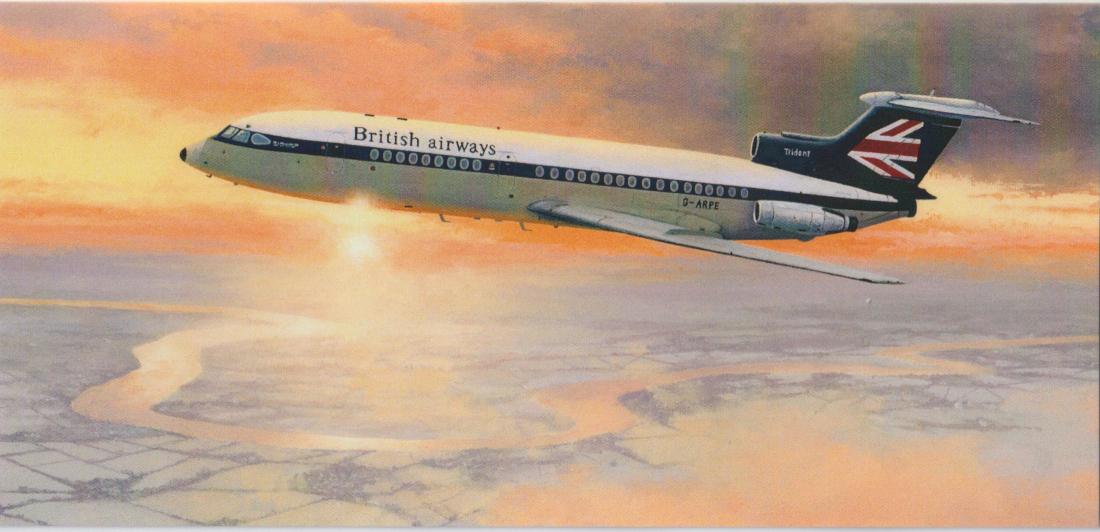 Stephen Brown - Heading Home For Christmas - H.S Trident British Airways