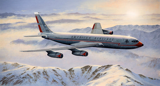 Stephen Brown - Heading Home For Christmas - Boeing 707 - American Airlines