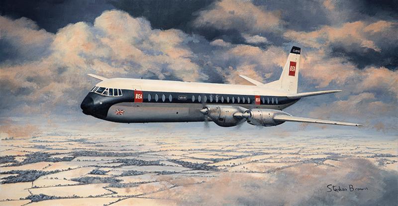 Stephen Brown - Heading Home For Christmas - Vickers Vanguard - BEA