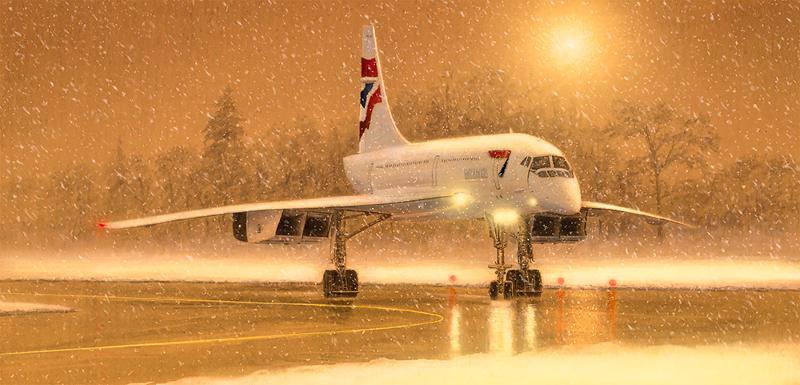 Stephen Brown - Concorde in the Snow
