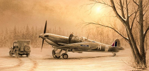 Stephen Brown - Spitfire In The Snow - Supermarine Spitfire Mk.IX