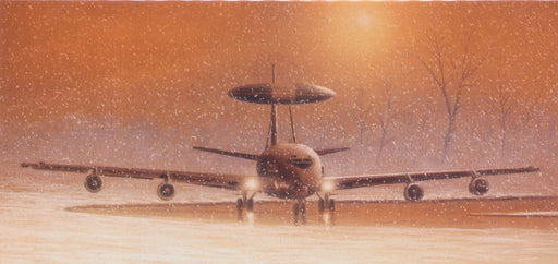 Stephen Brown - Sentry In The Snow - Boeing E-3D Sentry