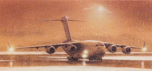 Stephen Brown - Globemaster  In The Snow - Boeing C-17