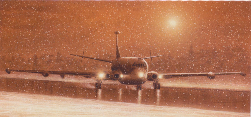 Stephen Brown - Nimrod In The Snow - BAe Nimrod