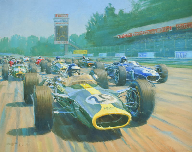 Echoes of the Sixties -  Jim Clark - Lotus 49