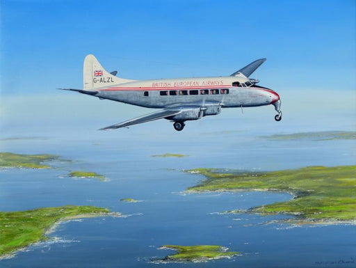 Island Shuttle - De Havilland Heron Original Painting
