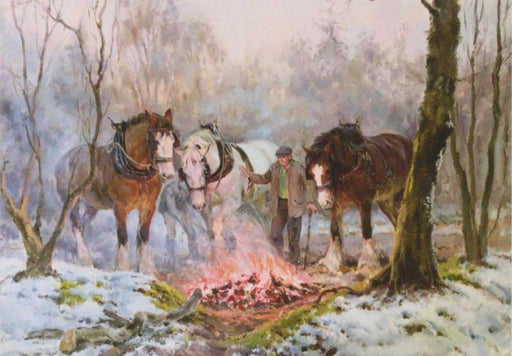 Rosemary Welch - The Fireside - Shire Horses