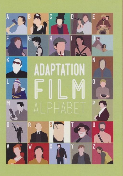 Adaptation Film Alphabet - Film Buff Quiz Greetings Card