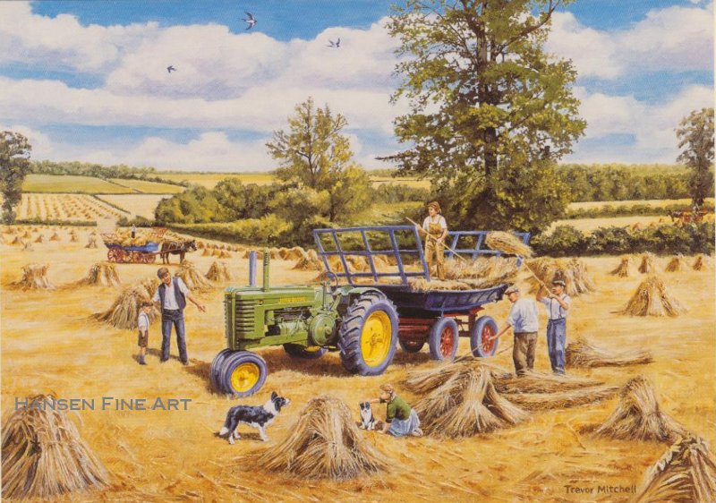 Trevor Mitchell - A Family Harvest - John Deere Tractor