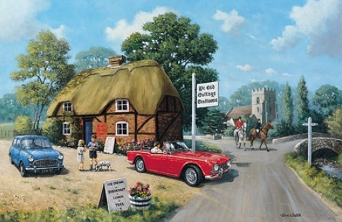 Kevin Walsh - A Stop For Tea - Triumph TR4