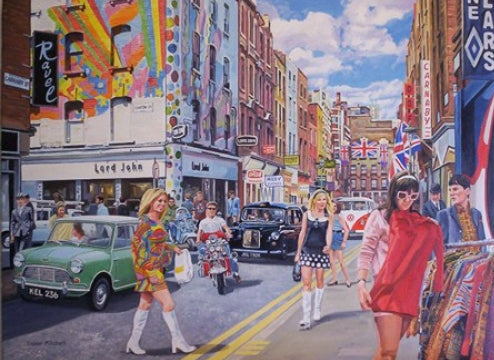 Trevor Mitchell - Life On Carnaby St - 1960s Fashion Card