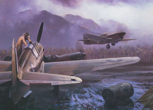 Milne Bay - Curtiss P-40 Original Painting