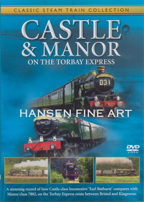 Castle & Manor- GWR 4-6-0 - Steam Train DVD