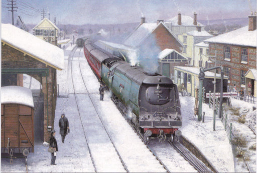 Packs of railway christmas cards