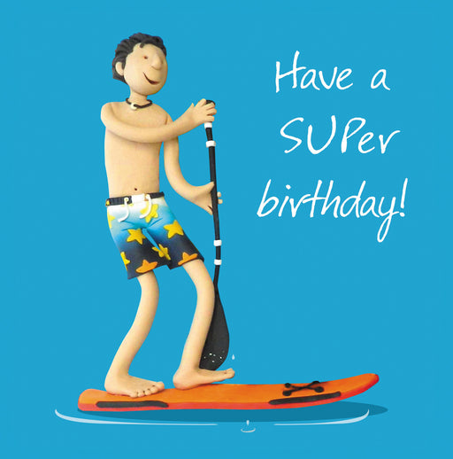 Erica Sturla - Paddleboarding Birthday Card