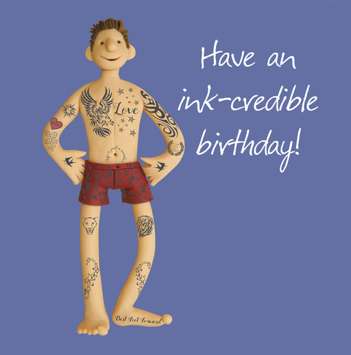 Erica Sturla - Male Ink-credible Birthday Card