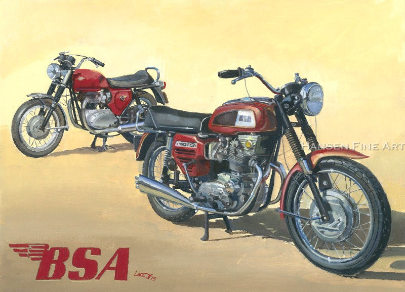 Lee Lacey - Motorcycle Marques - BSA Rocket 3 & Spitfire (W)