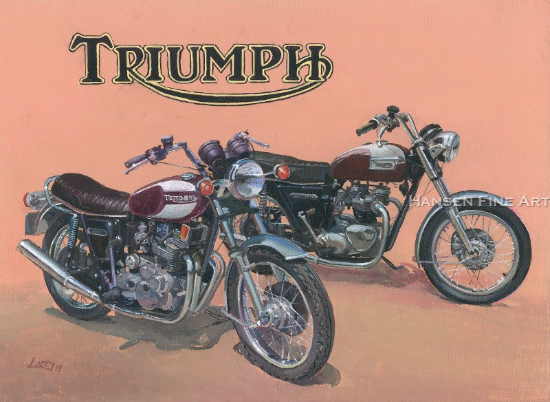 Lee Lacey - Motorcycle Marques - Triumph Trident & Bonneville (W)