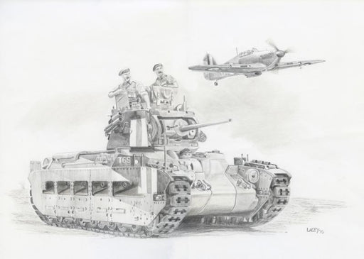 Desert Stalwarts - Matilda Infantry Tank & Hawker Hurricane