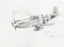 Thoroughbred- North American P-51B Mustang Original Drawing