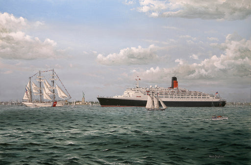 The Queen at Opsail - QE2